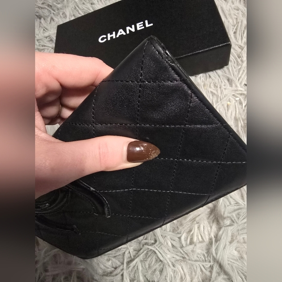 Chanel Black W/ Hot Pink Interior Cambon Long Wallet (EUC)(READ DESCRIPTION) - Picture 14 of 16